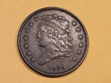 1835 Classic Head Half-Cent