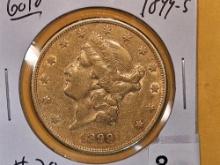 GOLD! 1899-S Gold Liberty Head Twenty Dollars