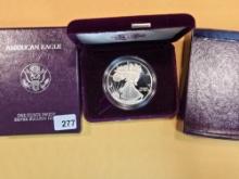 GEM Proof deep Cameo 1990 American Silver Eagle