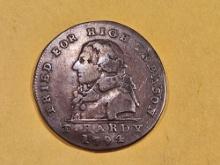 CONDER! 1794 Middlesex half-penny token