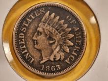 1863 Copper-Nickel Indian Cent
