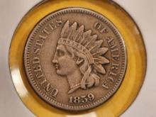 1859 Copper-Nickel Indian Cent