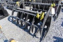 2024 MID-STATE 72'' E-SERIES RAKE ROOT GRAPPLE SKID STEER ATTACHMENT