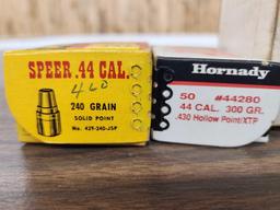About 250 45cal & 100 44cal Bullets Projectiles Reloading Ammunition