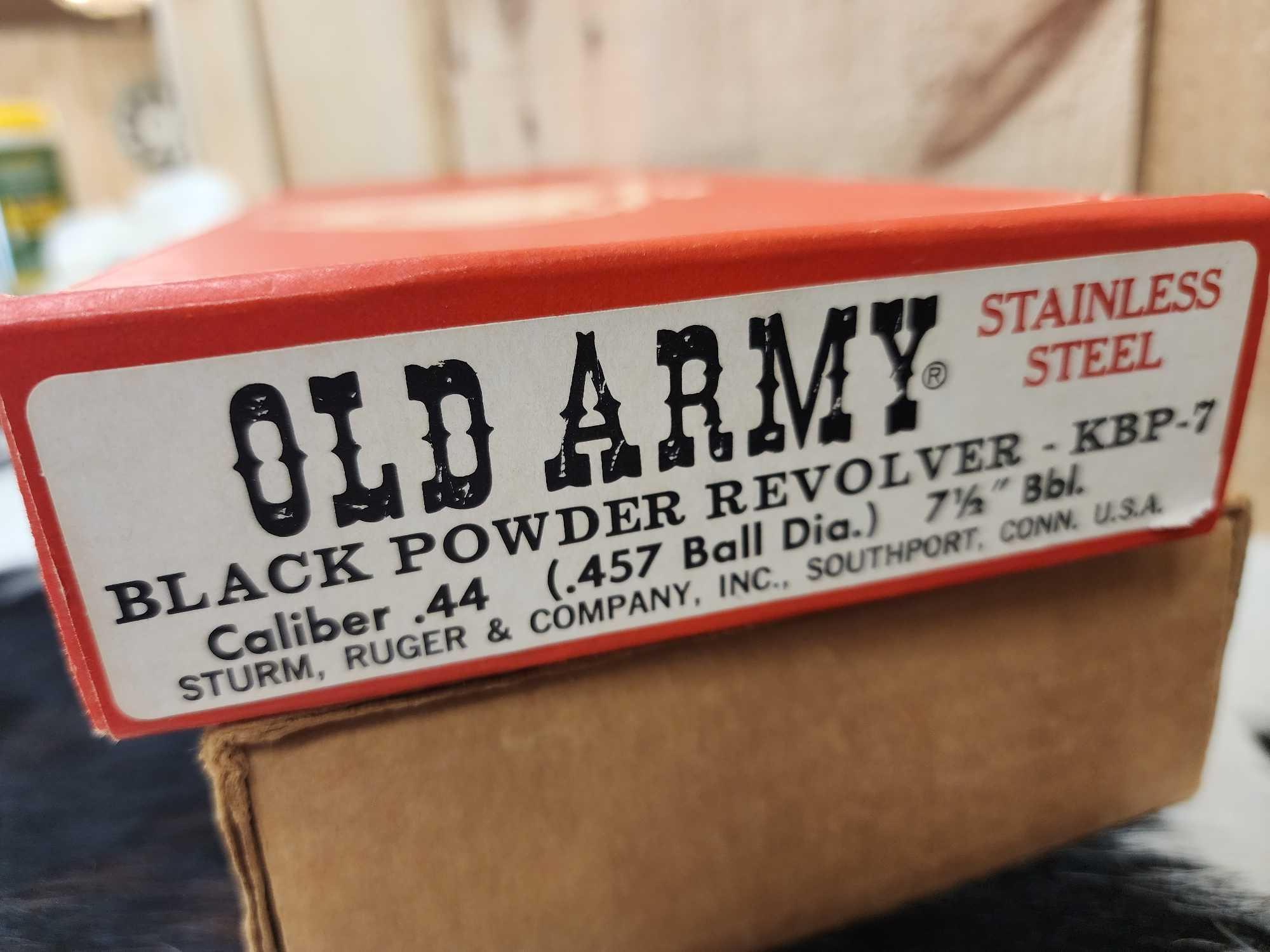 Ruger Old Army .44cal Black Powder Revolver