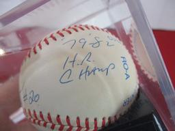 Gorman Thomas Autographed Baseball