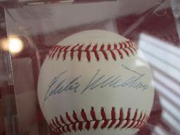 Eddie Mathews Autographed Baseball w/ COA