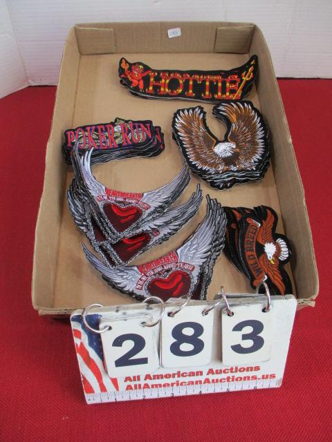NOS Motorcycle/Biker Jacket Patches-Lot of 40 C