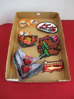 NOS Motorcycle/Biker Jacket Patches-Lot of 40 F