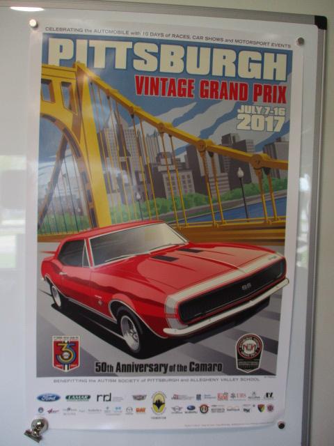 Pittsburg, PA Grand Prix NOS Camaro Posters