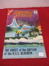CDC 12 cent Submarine Attack Comic Book with Nazi Cover Art