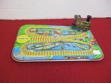 Tin Lithograph Windup Train Toy