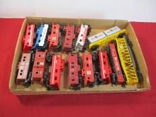Mixed HO Scale Model Railroading Cars-Lot of 15-H