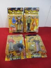 The Beatle Yellow Submarine Action Figure-Complete Set of 4 Figures