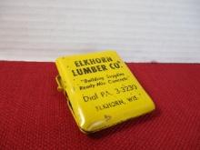 Elkhorn Lumber Co. Advertising Clip