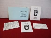 Operation Desert Shield P.O.W. Cards