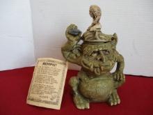 1972 Jim Rumph Pottery "Stone Throwing Ogre" Tankard