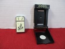 Zippo No.1659 Scrimshaw Whale Slim Lighter