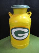 Green Bay Packer Themed Milk Can-B