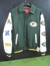 NFL Super Bowl XXXI Packers Leather Jacket