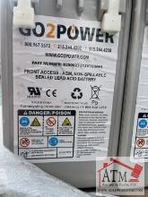 (2) G02 Power 12 Volt Batteries