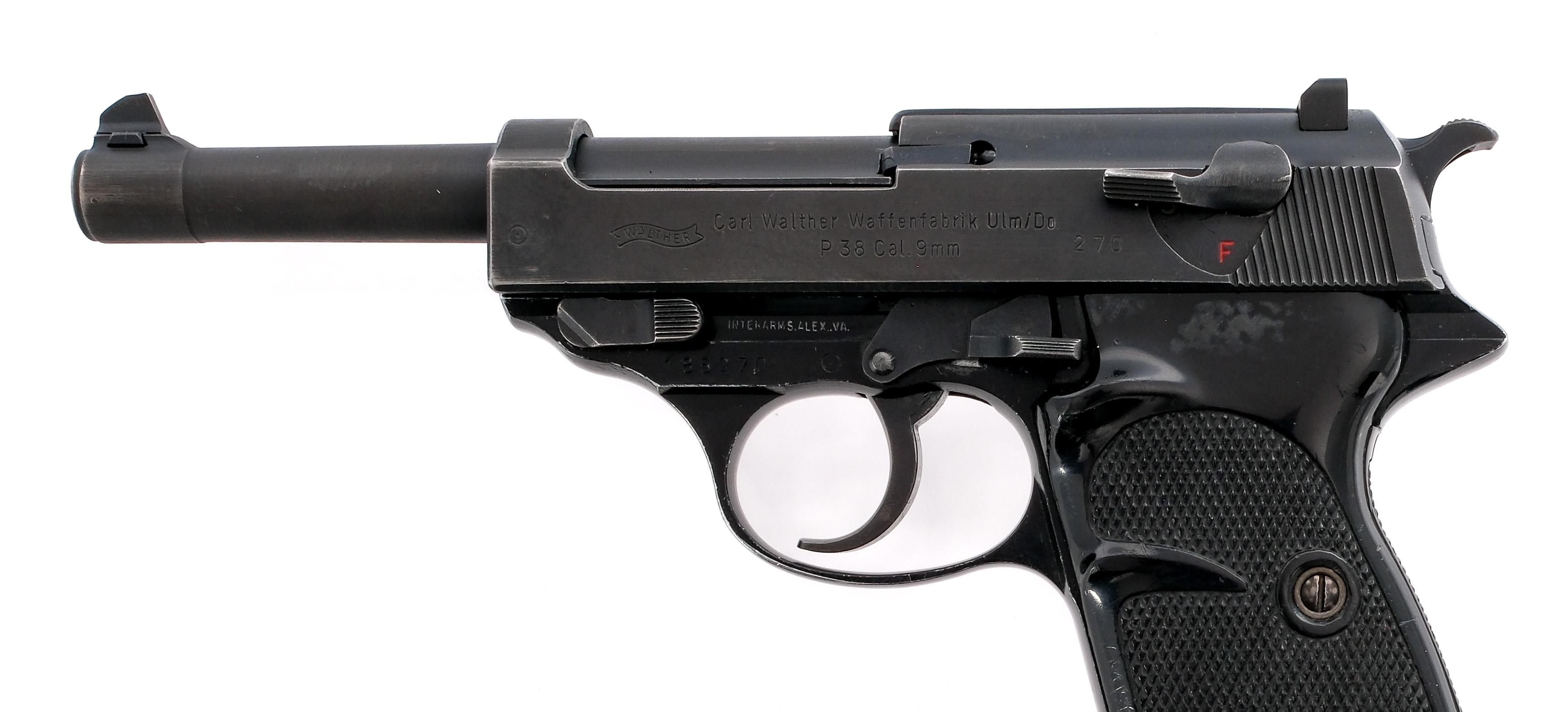 Walther P38/P1 9mm Semi Auto Pistol