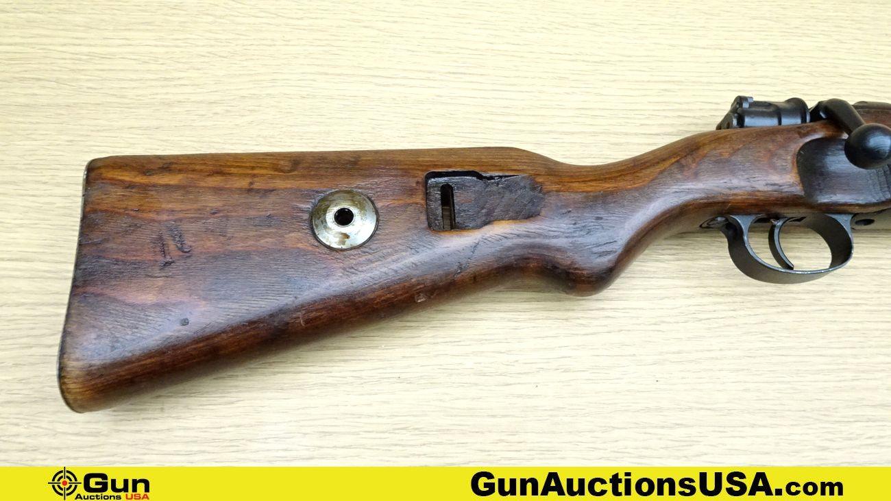 GERMAN MOD.98 8 MM WAFFEN STAMPED Rifle. Good Condition . 23.5" Barrel. Shiny Bore, Tight Action Bol