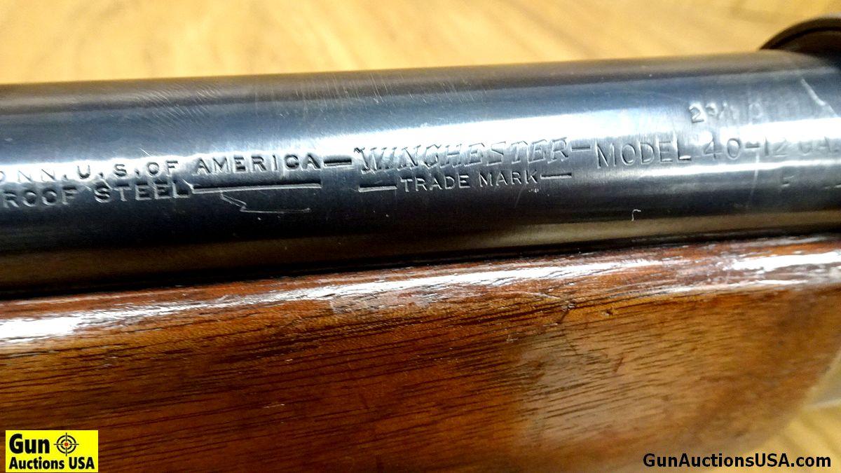Winchester 40 Semi Auto Shotgun 12ga. Good Condition. 24.5" Barrel. Shiny Bore, Tight Action RARE ea
