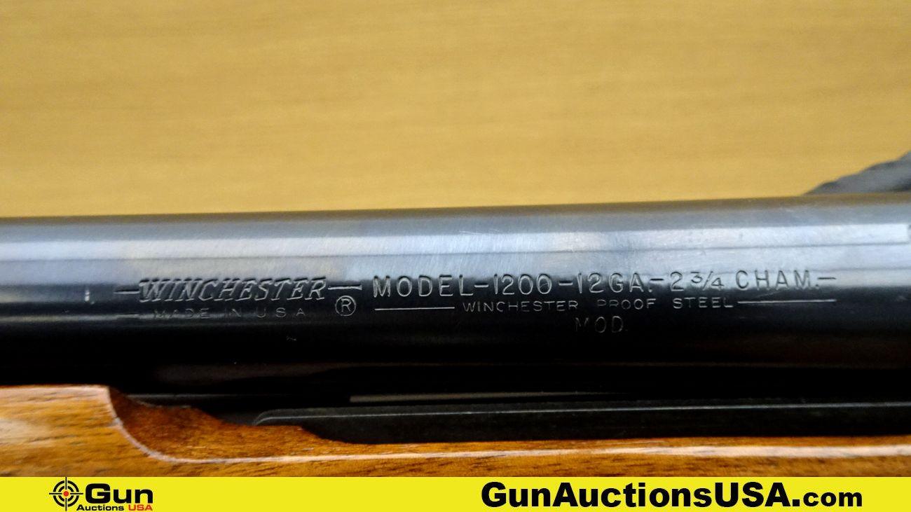 Winchester 1200 12 ga. JEWELED BOLT Shotgun. Good Condition. 28" Barrel. Shiny Bore, Tight Action Pu