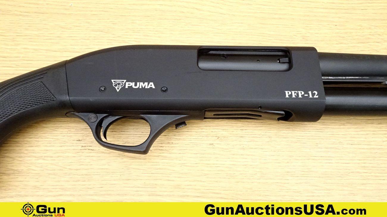 Legacy Sports International PUMA PFP-12 12 ga. Shotgun. Very Good. 20" Barrel. Shiny Bore, Tight Act