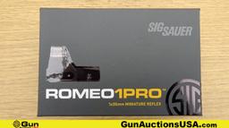 Sig Sauer ROMEO 1 PRO Sight. NEW in Box. 1x30 MM, Miniature Reflex Sight for Pistol. . (70007)