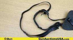 Bruckheimer COLLECTOR'S Holster. Very Good. 1911 A1 Black Leather , Military Pilot Shoulder Holster,