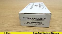 Winchester & American Eagle. 5.56/223, 30-30, .22 Hornet, 218 BEE, & 12 Ga. Ammo. 185 Total Rds; 25