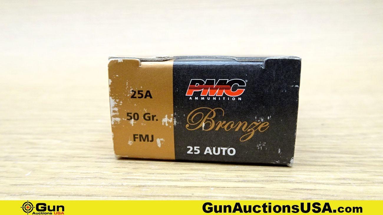 American Eagle, Magtech, & PMC. 357 MAG & .25 ACP Ammo. 443 Total Rds; 250 Rds- 357 MAG 158 Grain JS