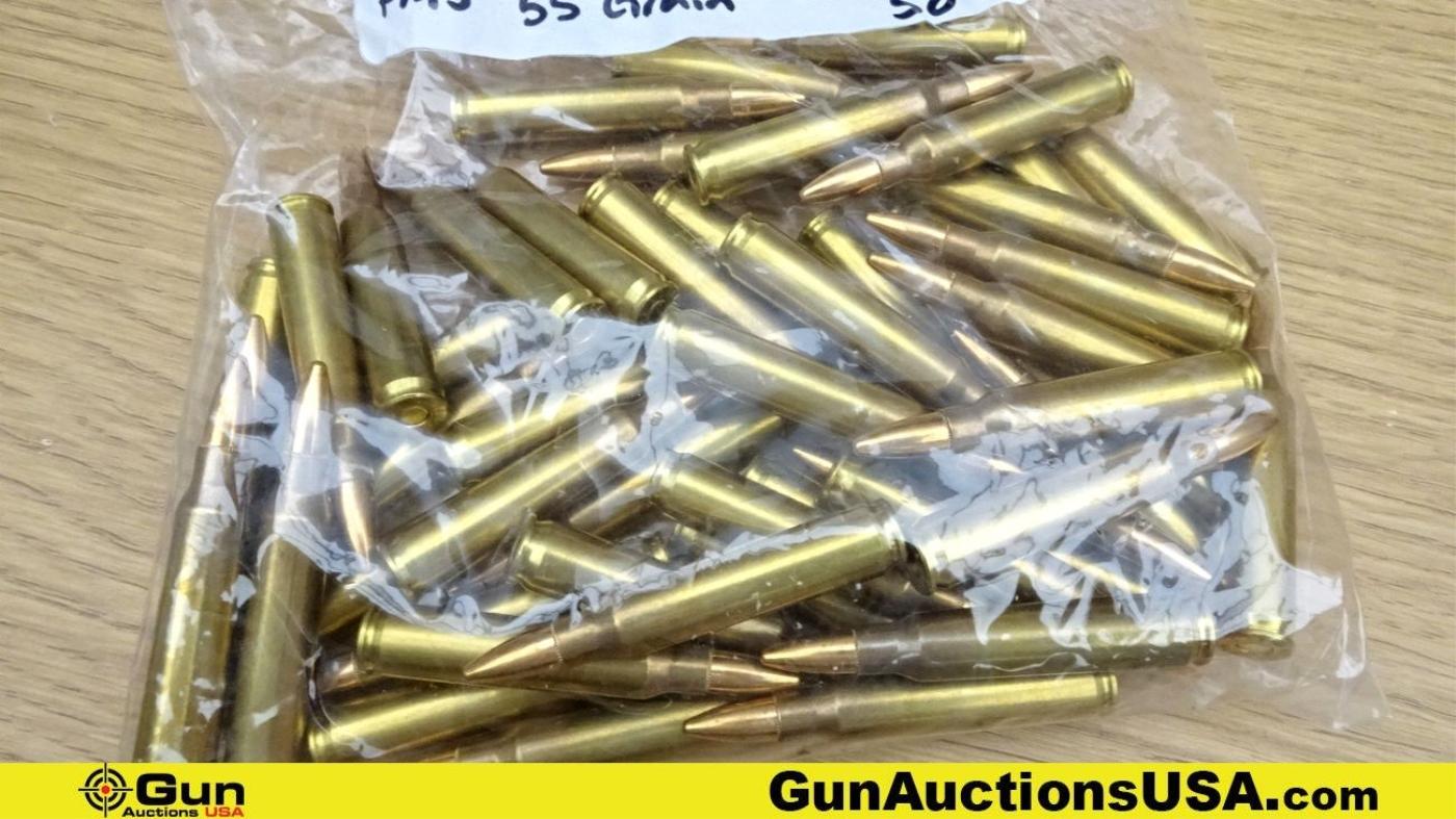 Magtech, Aguila, Remington, Etc. 5.56/223 Ammo. Approx. 697 Total Rds. Assorted Brands. Includes Med