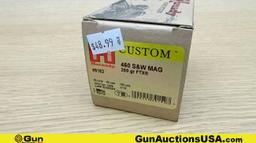 Hornady .460 S&W Magnum Ammo. 60 Rds in Total of 200 Gr FtX. . (70129)
