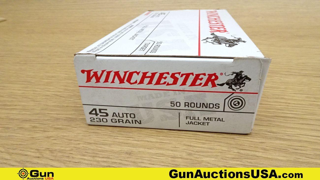 Winchester, Herter's .45 AUTO Ammo. 400 Rds. in Total.230 Gr.FMJ. 18.8 Lbs. . (69094)