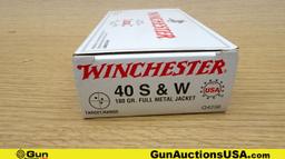 Hornady, Winchester, PPU .40 S&W, 7MM-08 REM, .22 REM JET MAG Ammo. 590 Rds.- 500 Rds.- Winchester 4