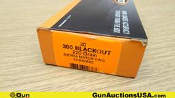 Winchester, HSM, Stryker Ammunition .300 BLACK OUT Ammo. 250 Rds. in Total ; 20 Rds.- HSM 220 Gr Sie