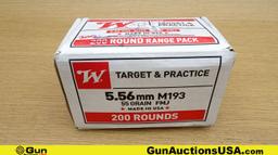 Winchester 5.56 Ammo. Total Rds.- 300.. (69669)
