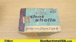 Federal, Sears, Remington, Etc. 12 Ga. COLLECTOR'S Ammo. 299 Total Rds; Vintage 12 Ga 2.75" Ammo, As