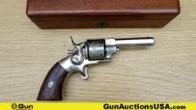 ALLEN & WHEELOCK SIDE HAMMER .22 Short COLLECTOR'S Revolver. Good Condition. 2 5/8" Barrel. Shootabl