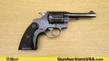 COLT POLICE POSITIVE .38 SPECIAL Revolver. Good Condition. 4" Barrel. Shiny Bore, Tight Action This