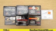 Winchester, Speer, Etc. .40 S&W Ammo. 140 Total Rds 40 S&W; 80 Rds- 180 Grain JHP, 40 Rds- 60 Grain