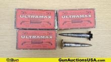 Ultra Max .44-40 Ammo. 95 Rds of .44.40, 45 Rounds of Brass, and 2 .50 Caliber Salt and Pepper Shake