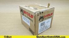 Wolf 9 mm Luger Ammo. 500 Total Rds- 9mm Luger 115 Grain FMJ.. (71132) (GSCU36)