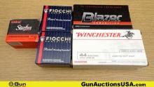 Fiocchi, Blazer, Winchester & PMC. 44 MAG Ammo. 170 Rounds of Assorted 44 MAG.. (70862) (GSCT33)