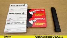 American Eagle, Winchester, Etc. 40 S&W Magazine & Ammunition. 1- 32 Rds Scherer Glock 40 S&W High C