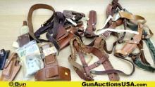 Viking, Bianchi, Gould & Goodrich, Etc. Holsters, Pouches, Rigs, Etc.. Good Condition. Lot of 23; As