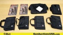 Bulldog, Glock, & Humvee. Range Bags & Accessories. Like New. Lot of 8; 1- Bulldog Range Bag, 2- Kni